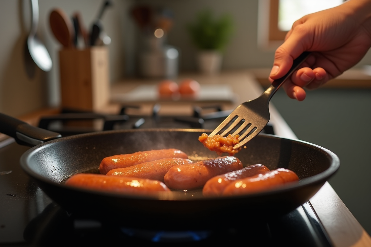 saucisses grillées